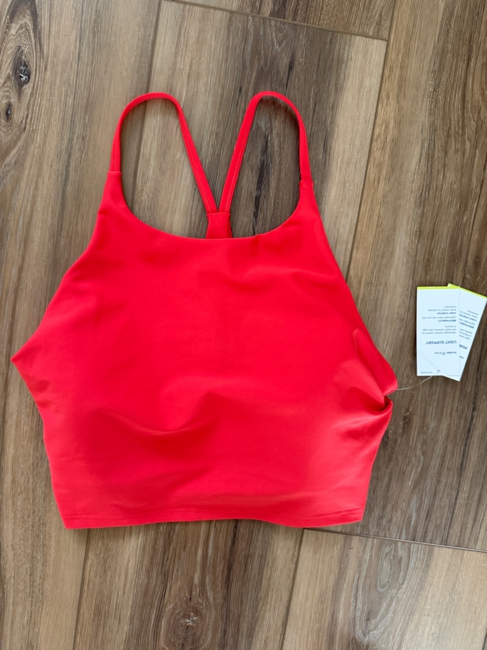 Old Navy Red High-Neck Crop Tank